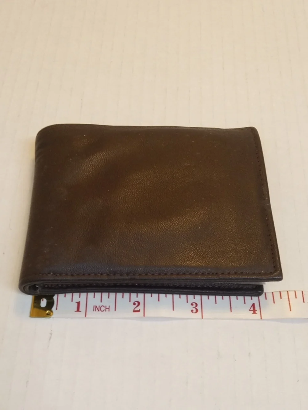 Vintage Brown Billfold Wallet Buxton 1980s With Original Price Tags